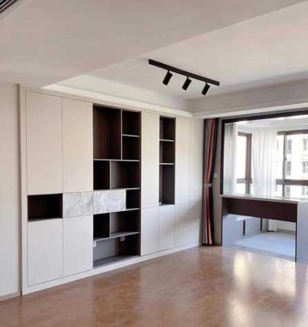 全屋定制客厅整体墙柜尺